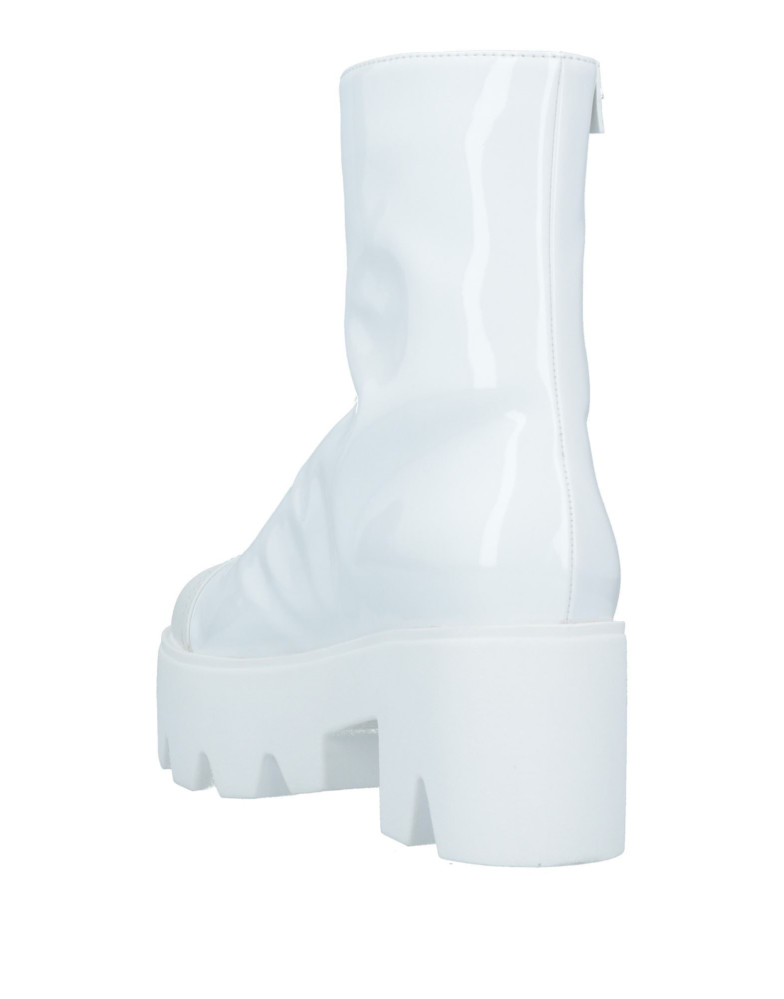 White Women's Ankle Boot - 3