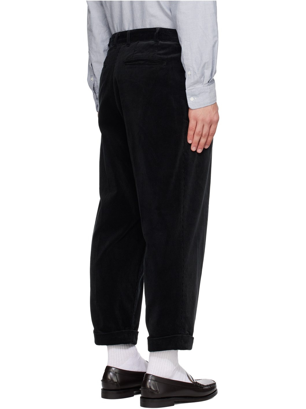 Black Pleated Trousers - 3