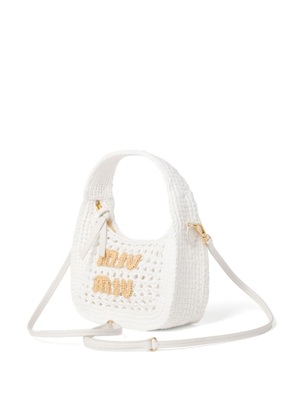 Wander crochet-knit shoulder bag - 4