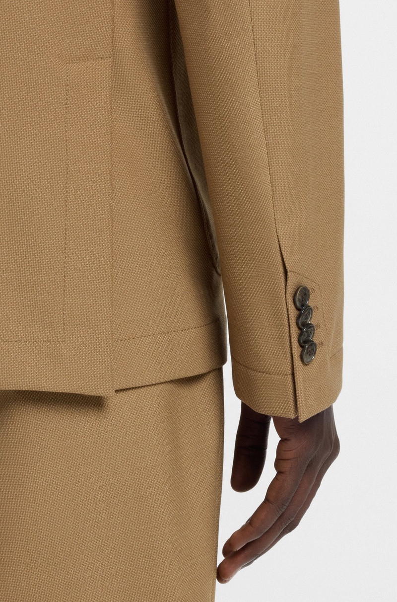 SLIM-FIT JACKET IN MACHINE-WASHABLE STRETCH FABRIC 6