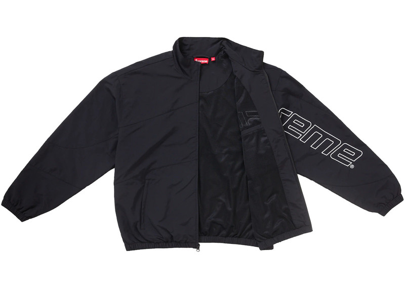 Supreme Supreme Curve Track Jacket (SS24) Black outlook