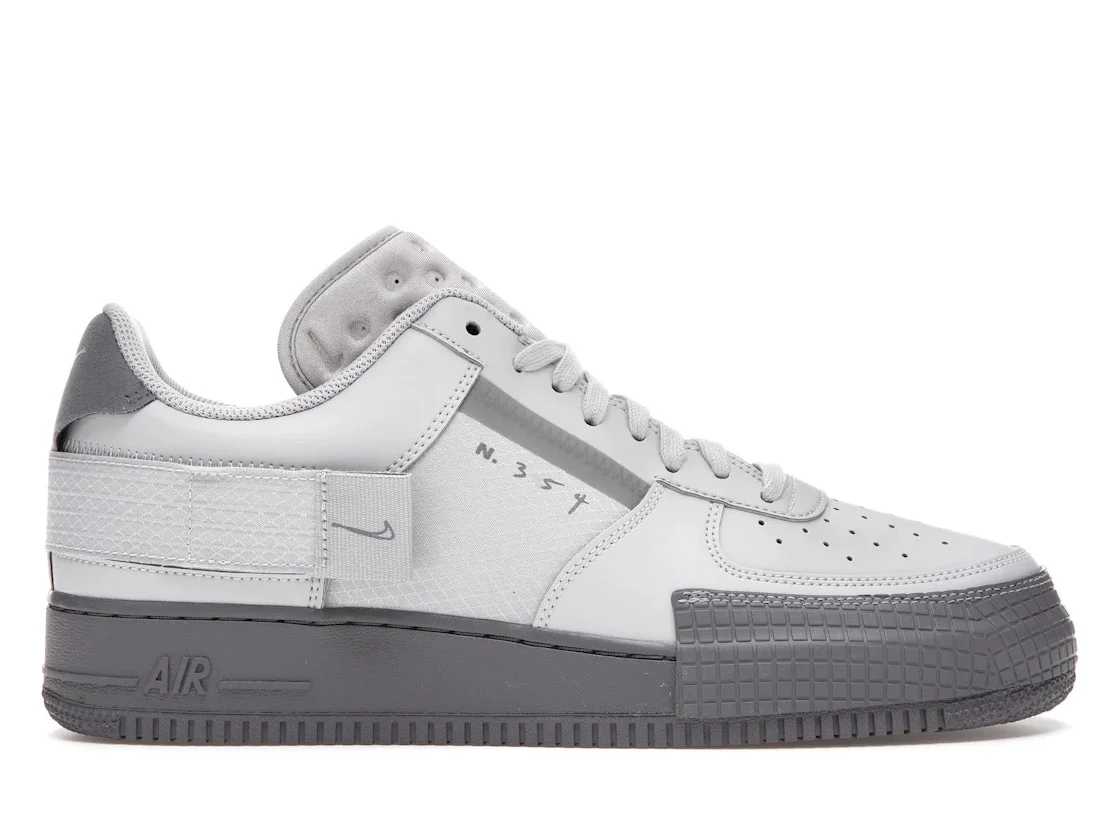 Nike Air Force 1 Type Grey Fog - 1
