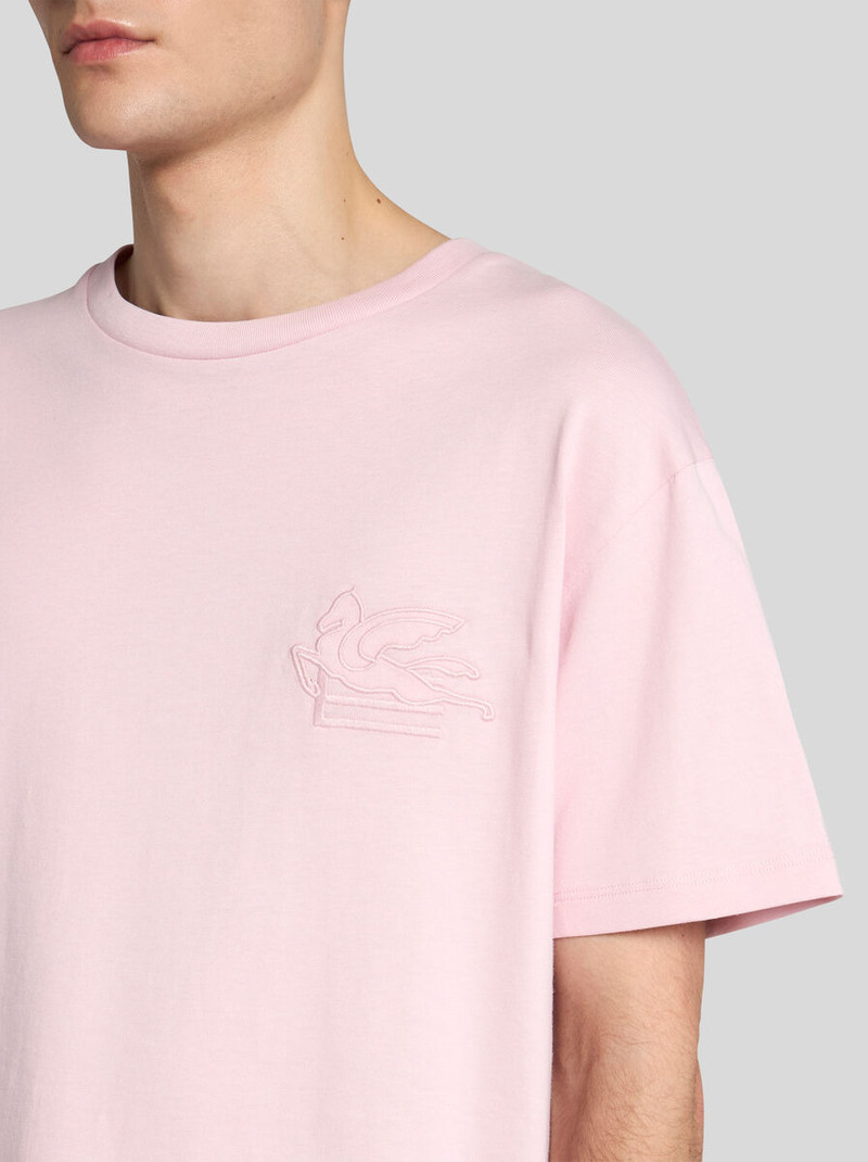 Etro T-SHIRT WITH PEGASO EMBROIDERY outlook