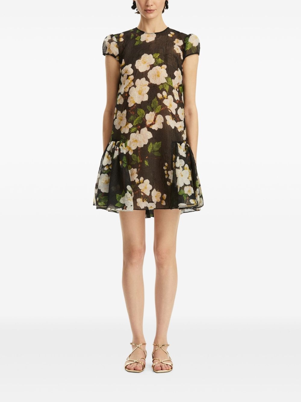 silk mini dress - 2