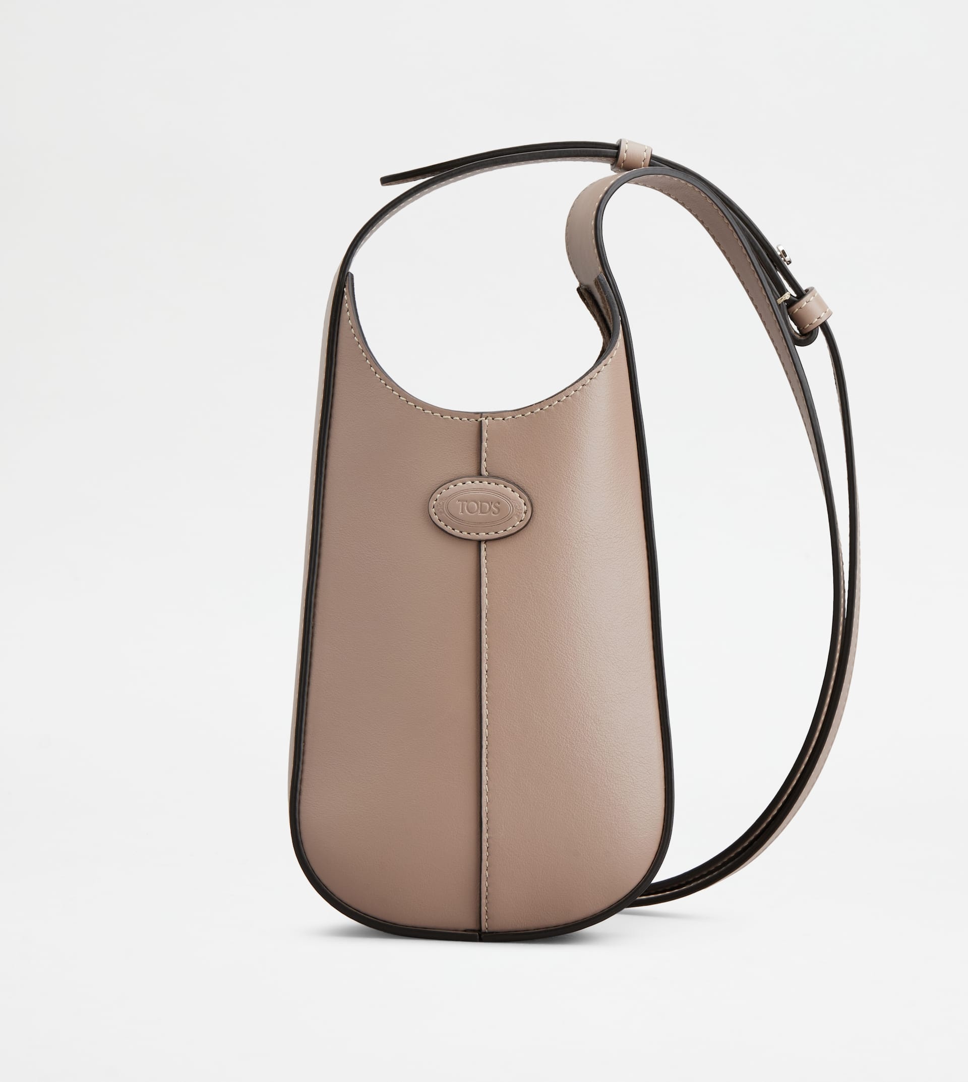 MICRO HOBO DI BAG IN LEATHER - BEIGE - 1