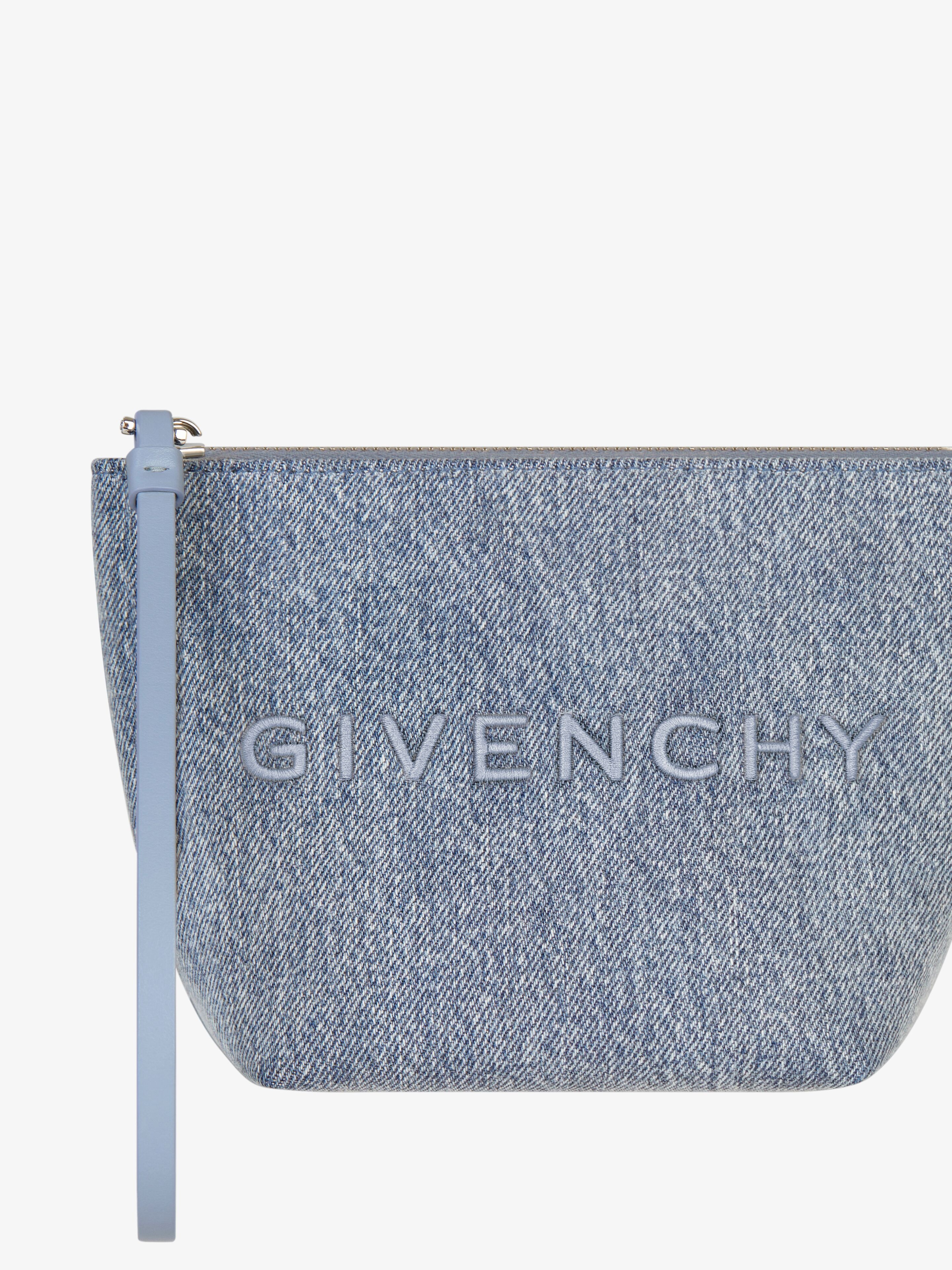MINI GIVENCHY POUCH IN DENIM - 4