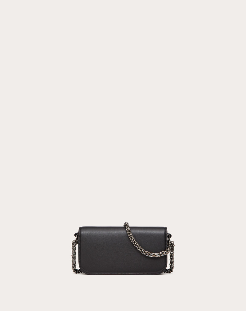 VALENTINO GARAVANI LOCÒ SMALL SHOULDER BAG WITH JEWEL LOGO 3