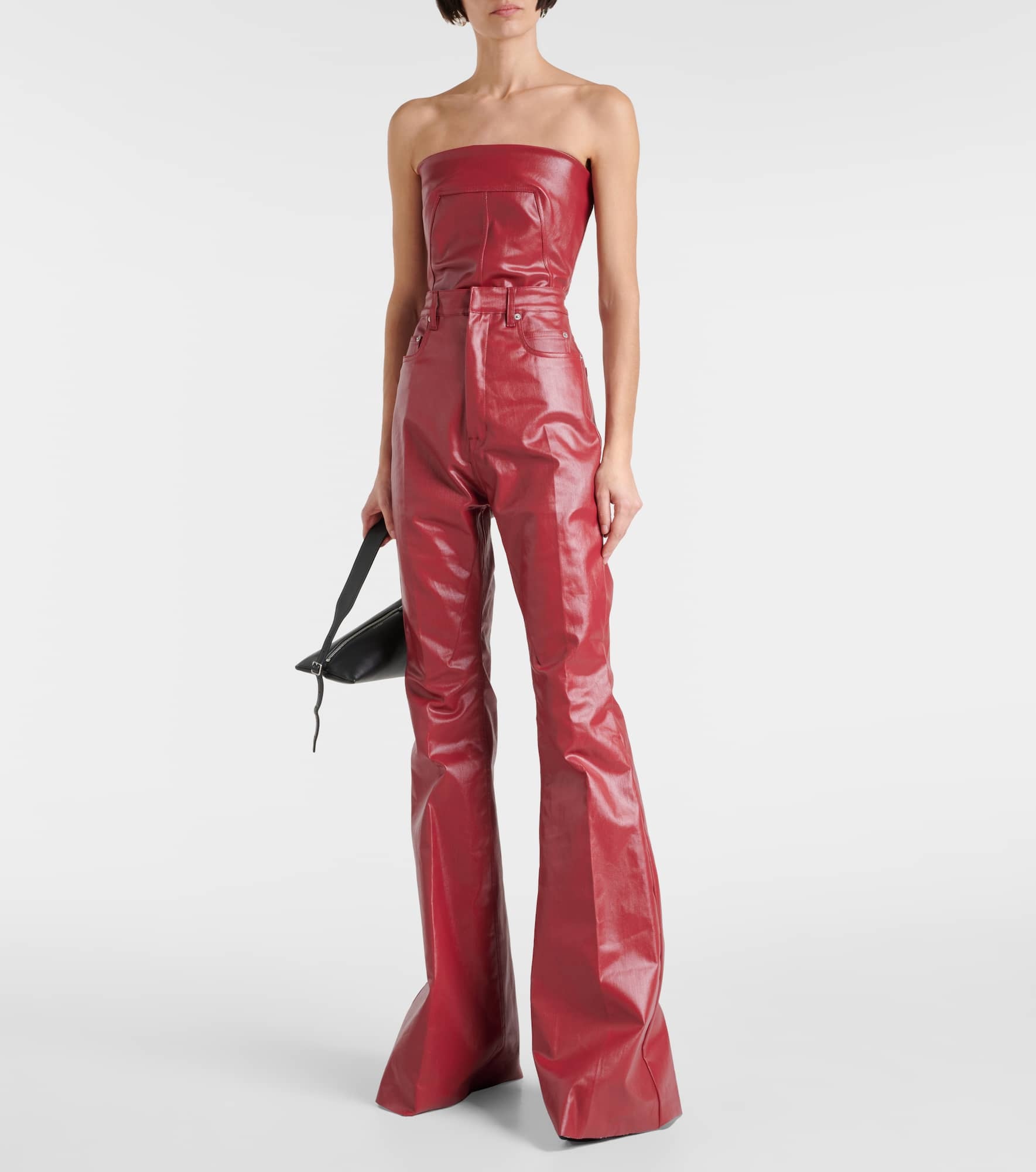 Bolan high-rise coated denim jeans - 2