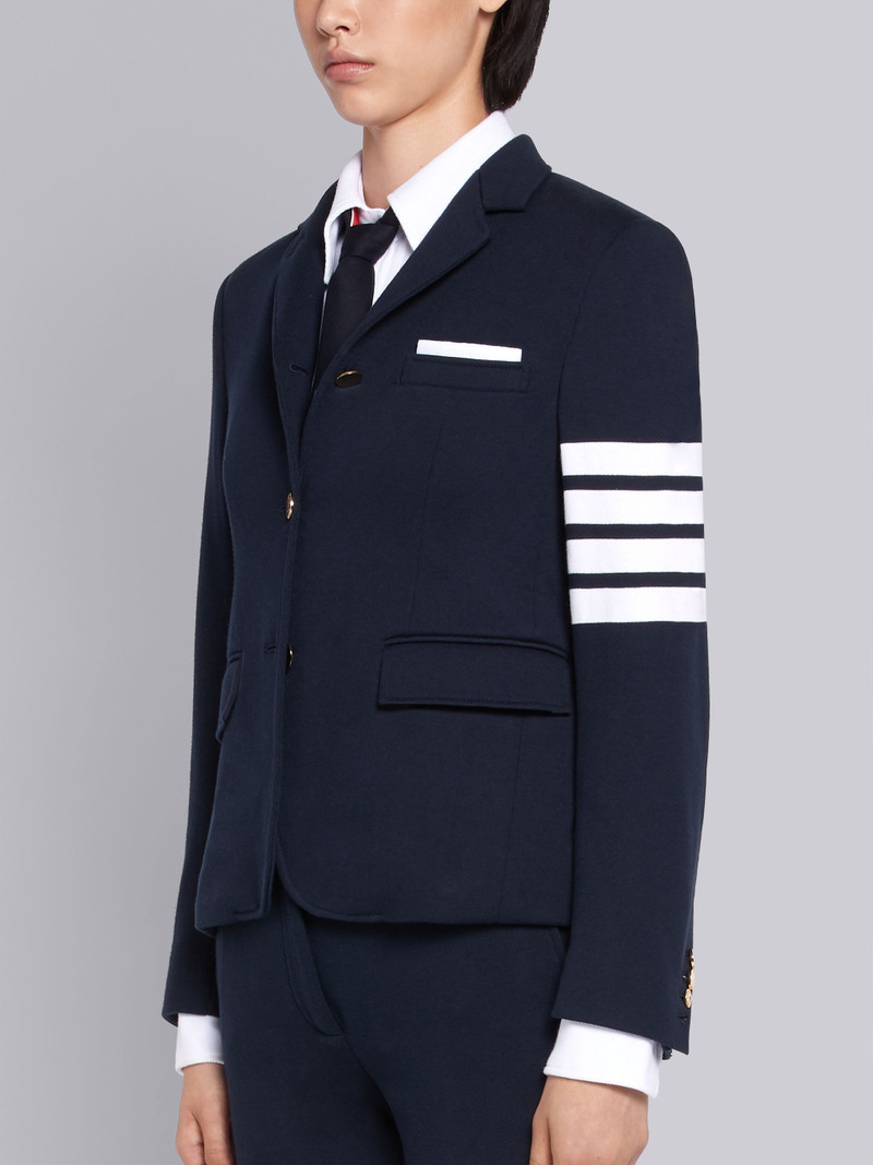 Thom Browne Navy Classic Loop Back Narrow Shoulder 4-Bar Jacket outlook