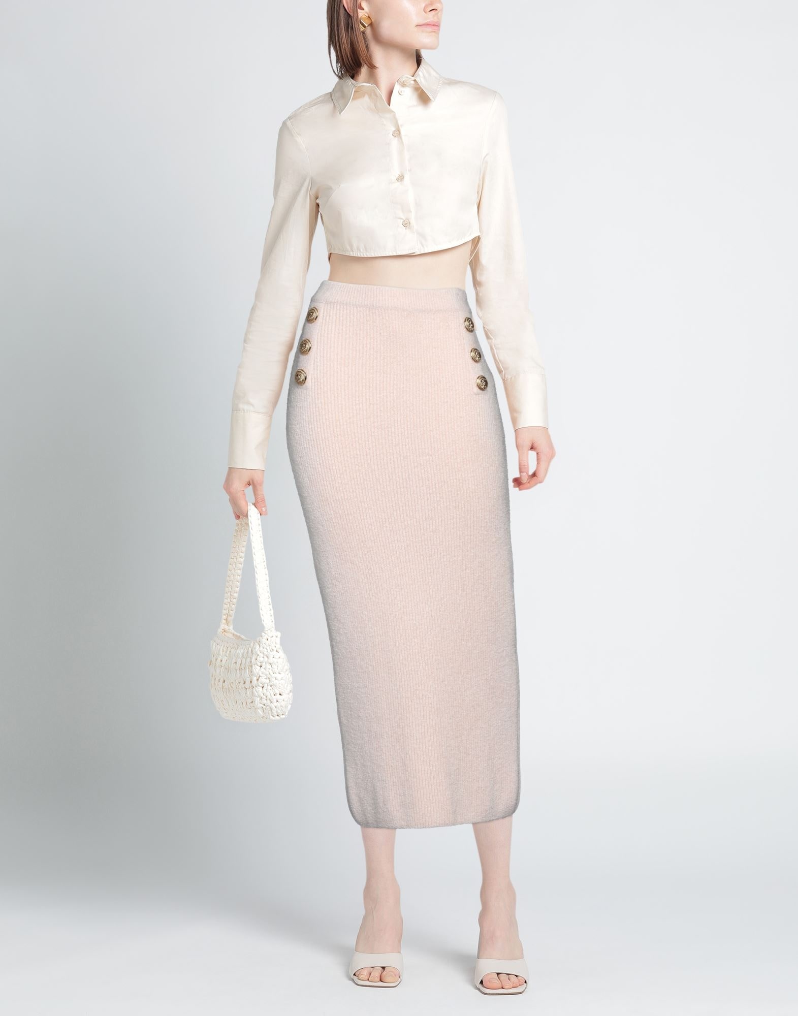 Light pink Women's Midi Skirt - 2