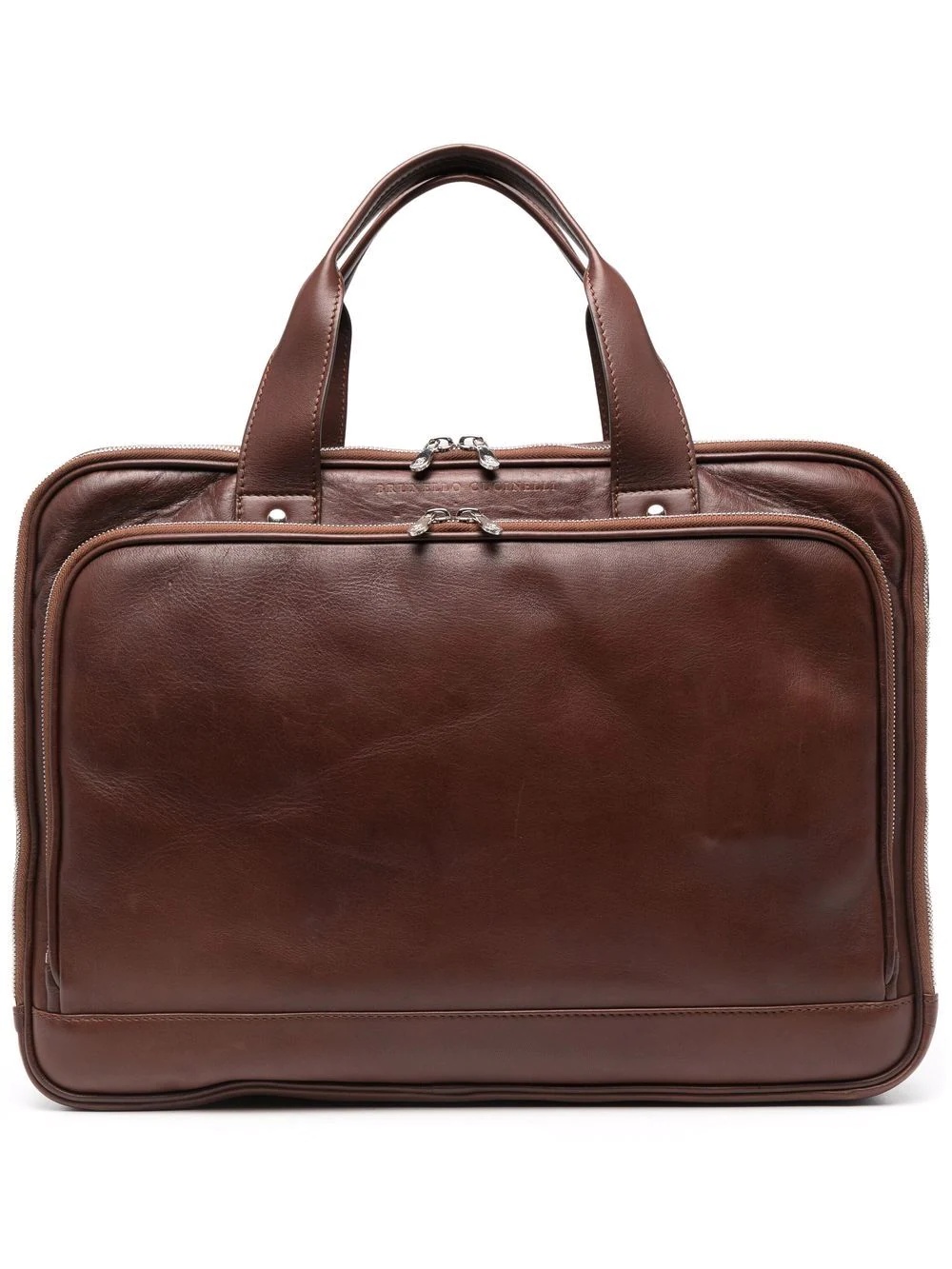 double-zip briefcase - 1