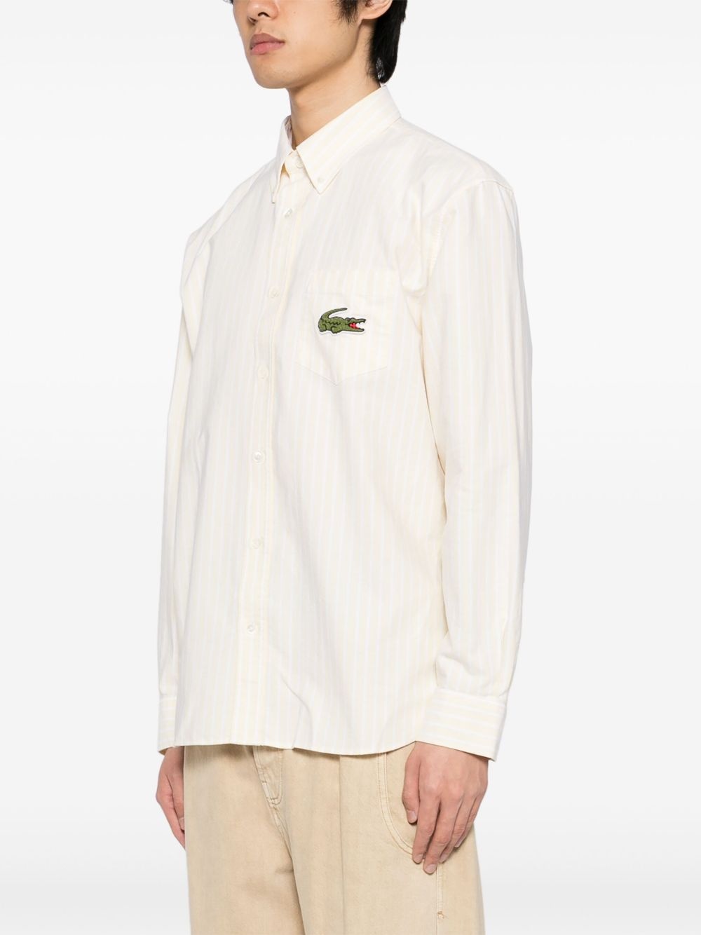 logo-patch shirt - 3