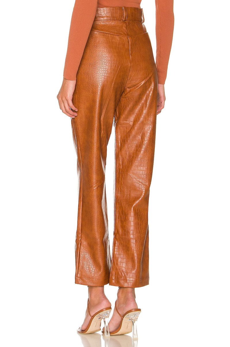 BARDOT Croc Faux Leather Pant outlook