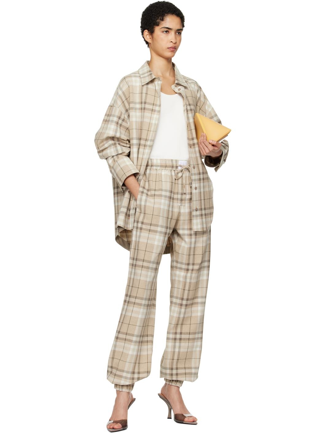 Beige Long Trousers - 4