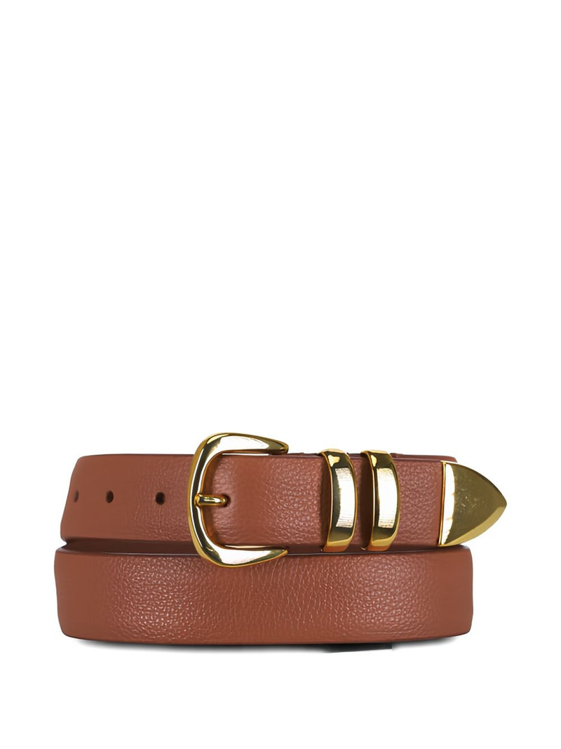textured buckle belt 1