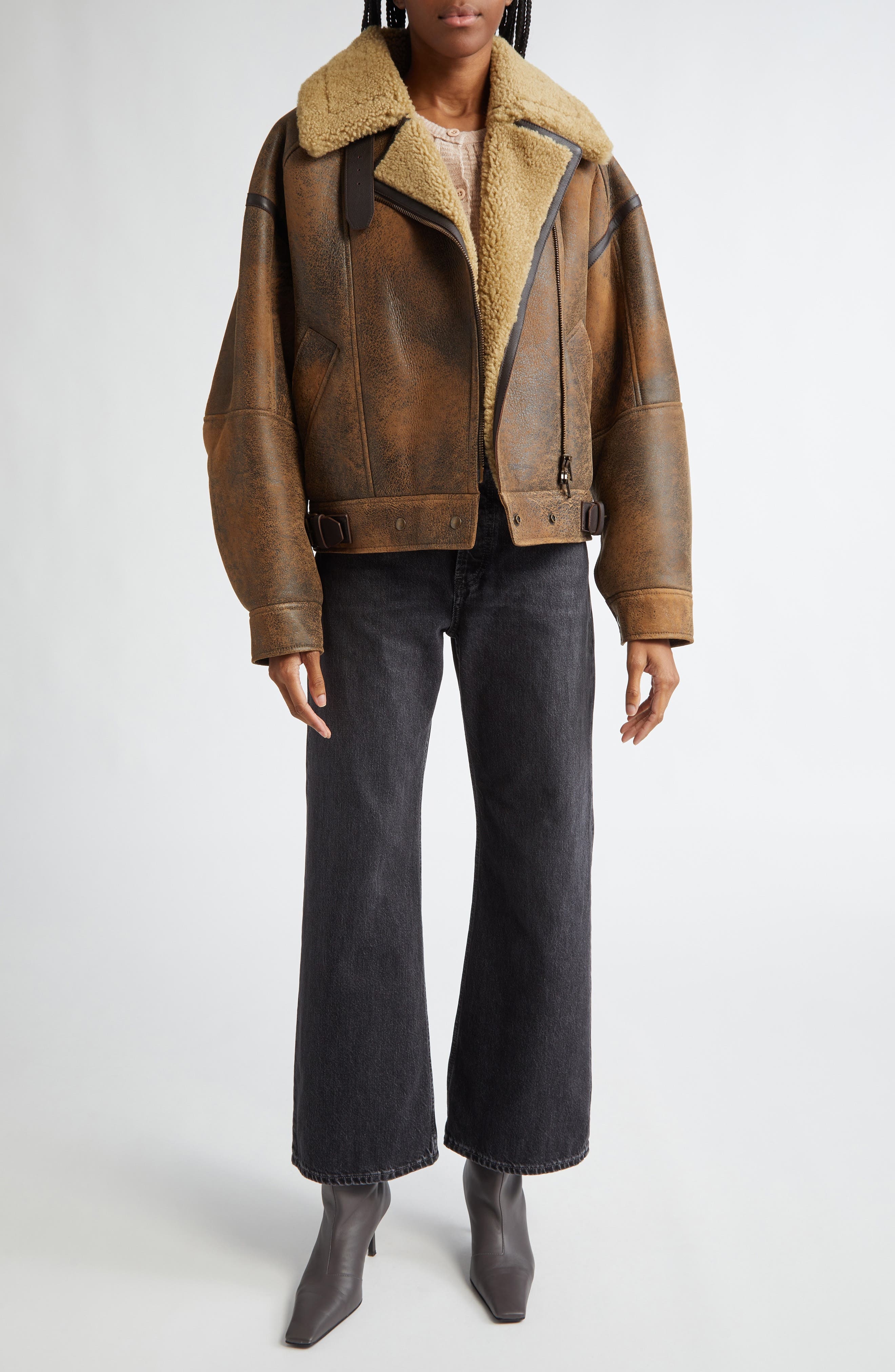 Acne Studios 2021F Loose Fit Jeans in Black at Nordstrom - 2