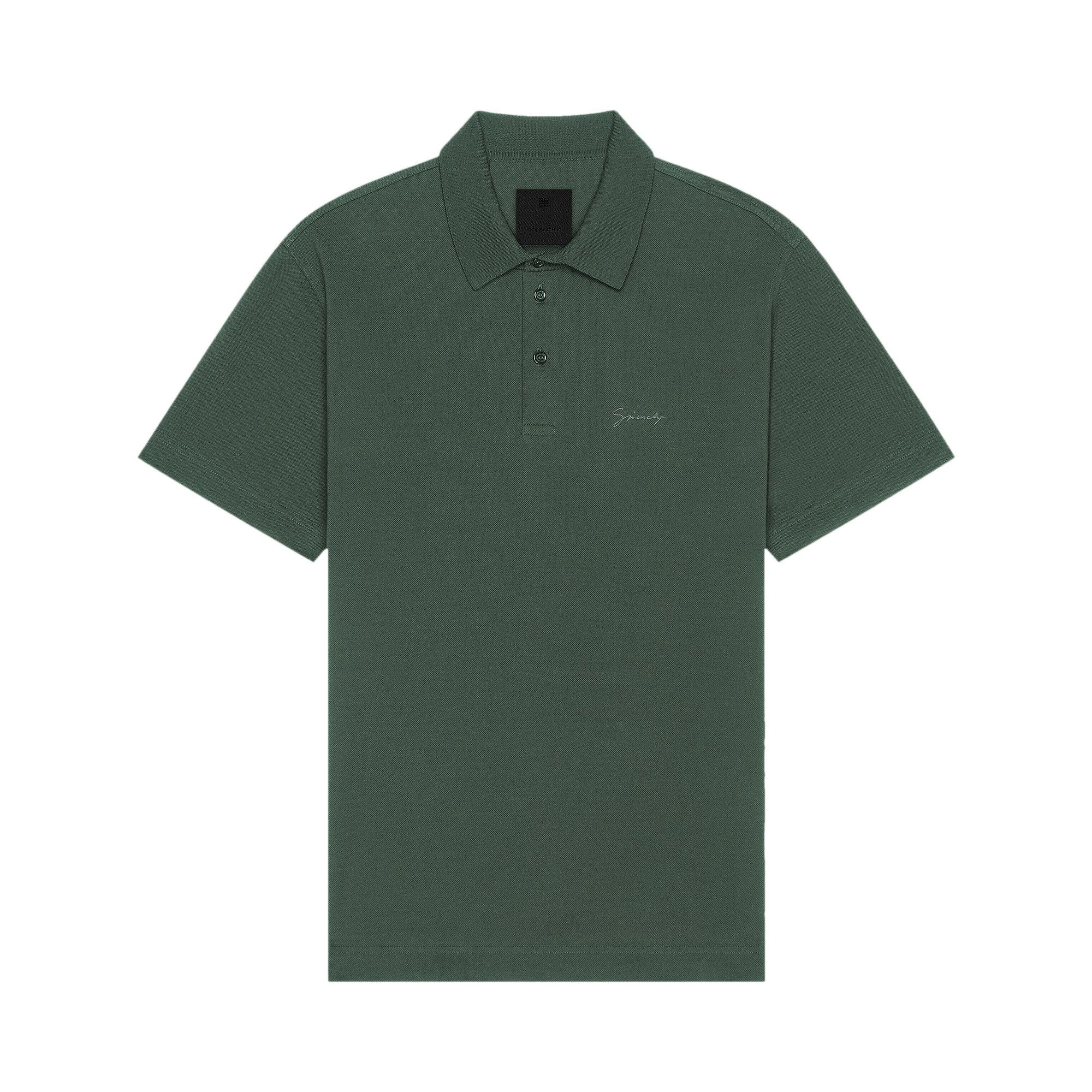 Givenchy Classic Fit Polo 'Dark Green' - 1
