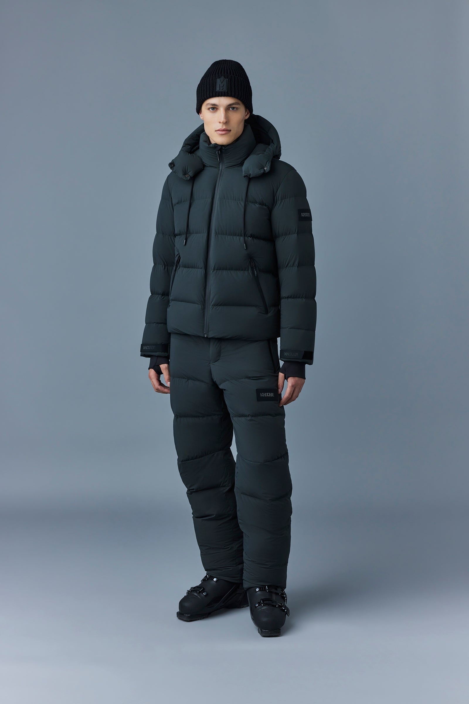 SAMUEL-SKI Medium down jacket with hood - 3