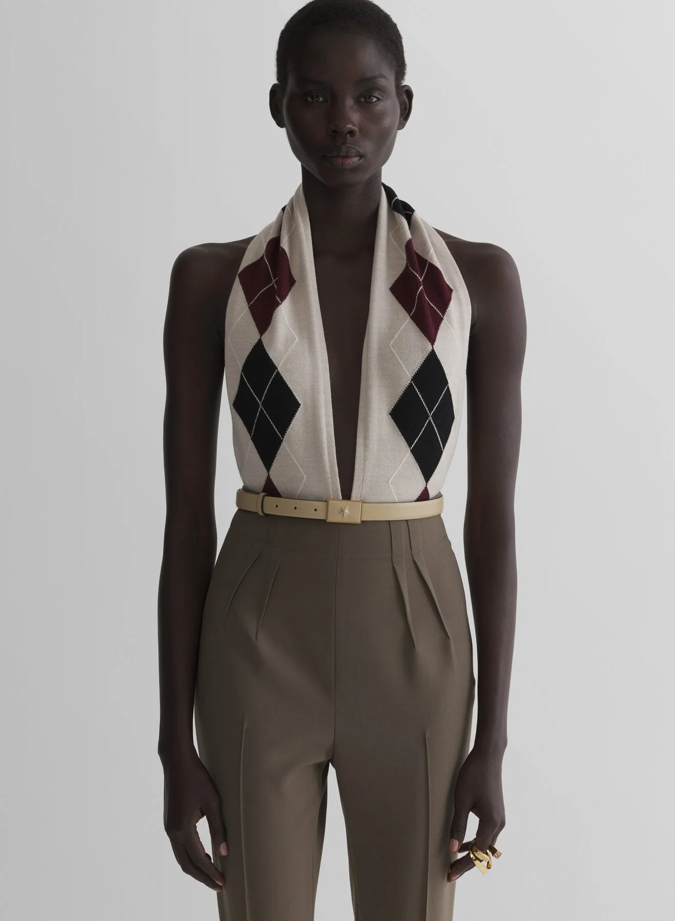 off white cashmere argile bodysuit - 1