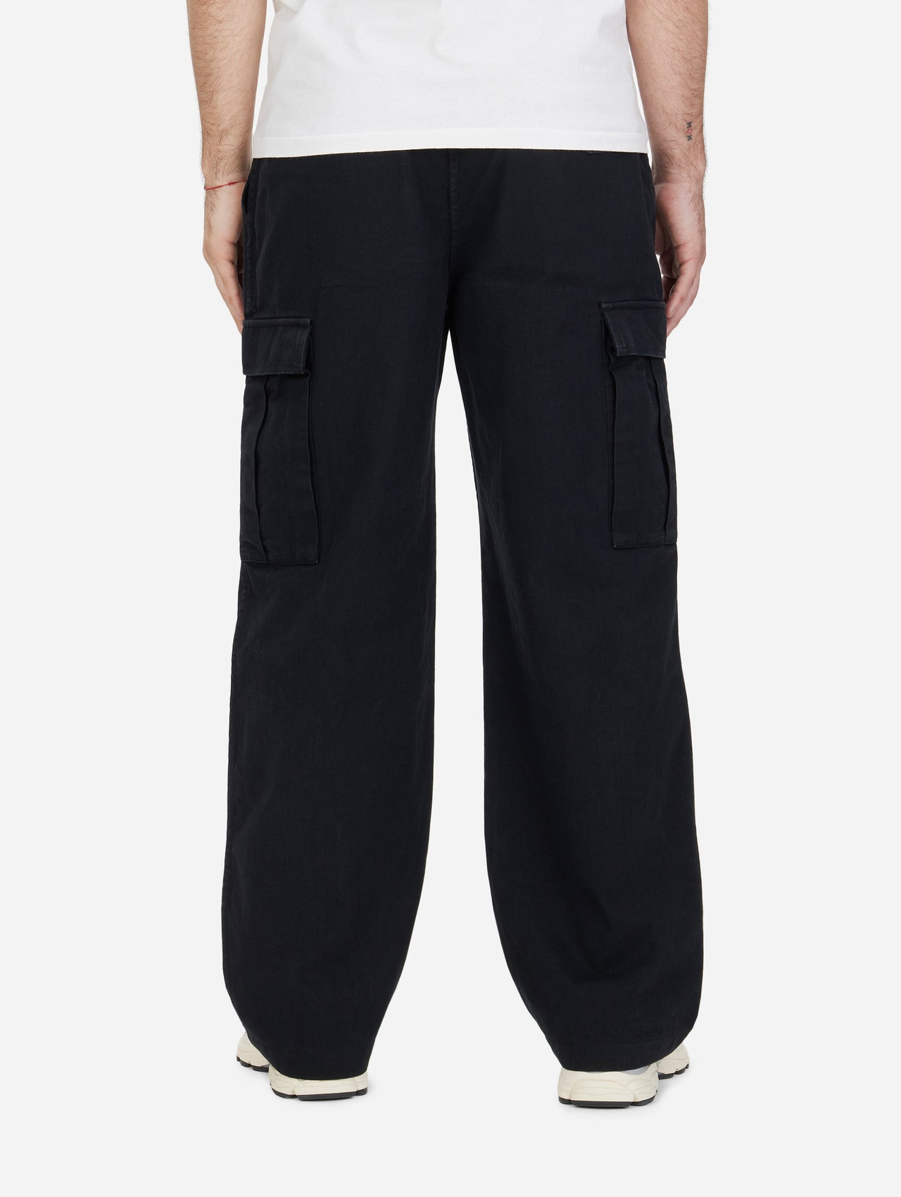 Cargo Pant - Black Washed Twill - 6