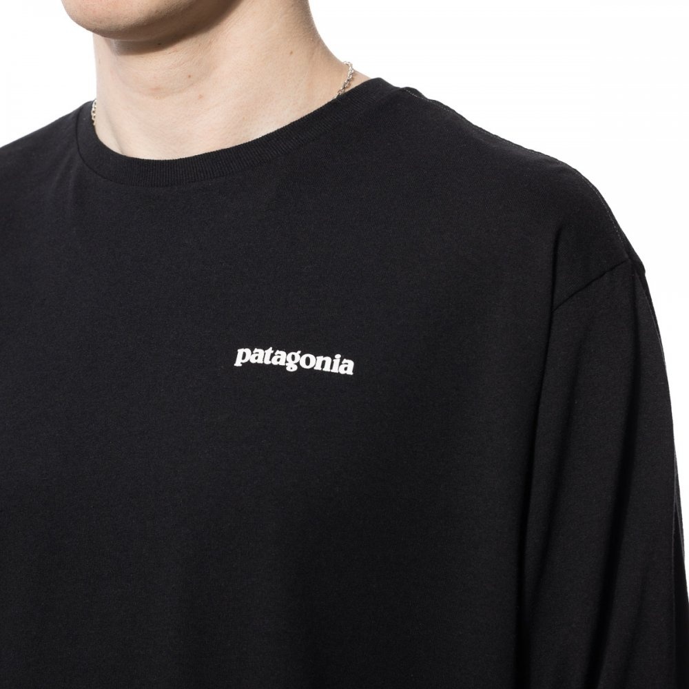 Long Sleeve P-6 Logo Responsibili-Tee "Black" - 2