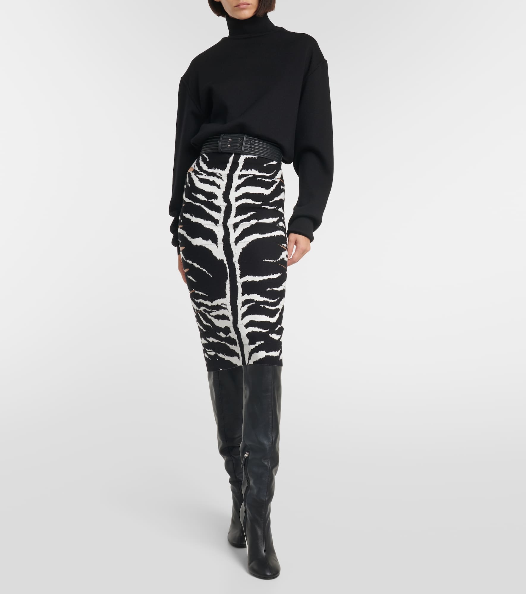 Leather knee-high boots - 2