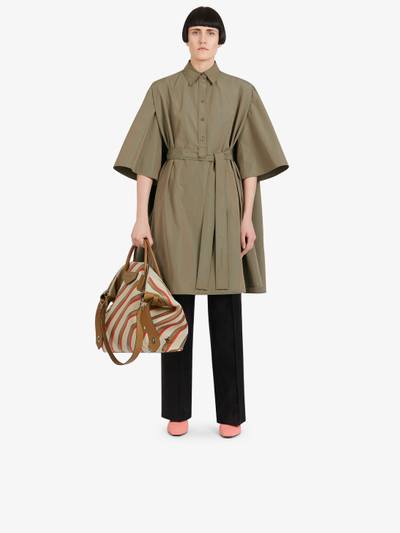 Givenchy Belted shirt dress in changing popeline outlook