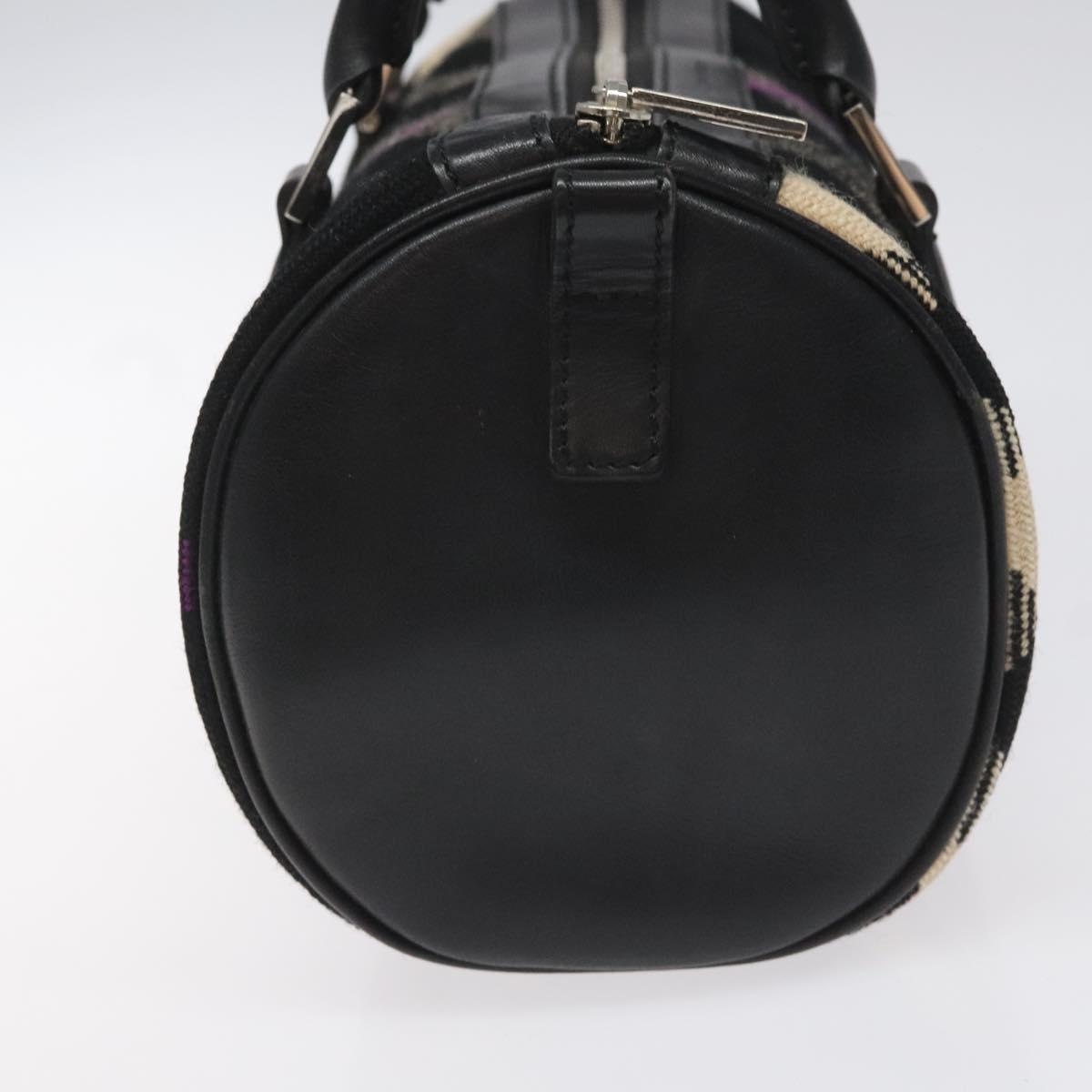Burberry Hand Bag Wool Black - 3