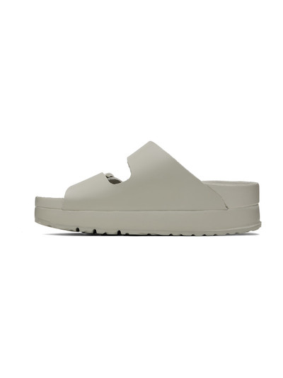 BIRKENSTOCK Gray Arizona Flex Platform Sandals outlook