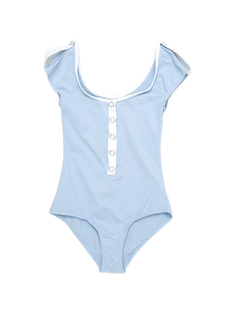 Ale eyelet-embellished swimsuit 1