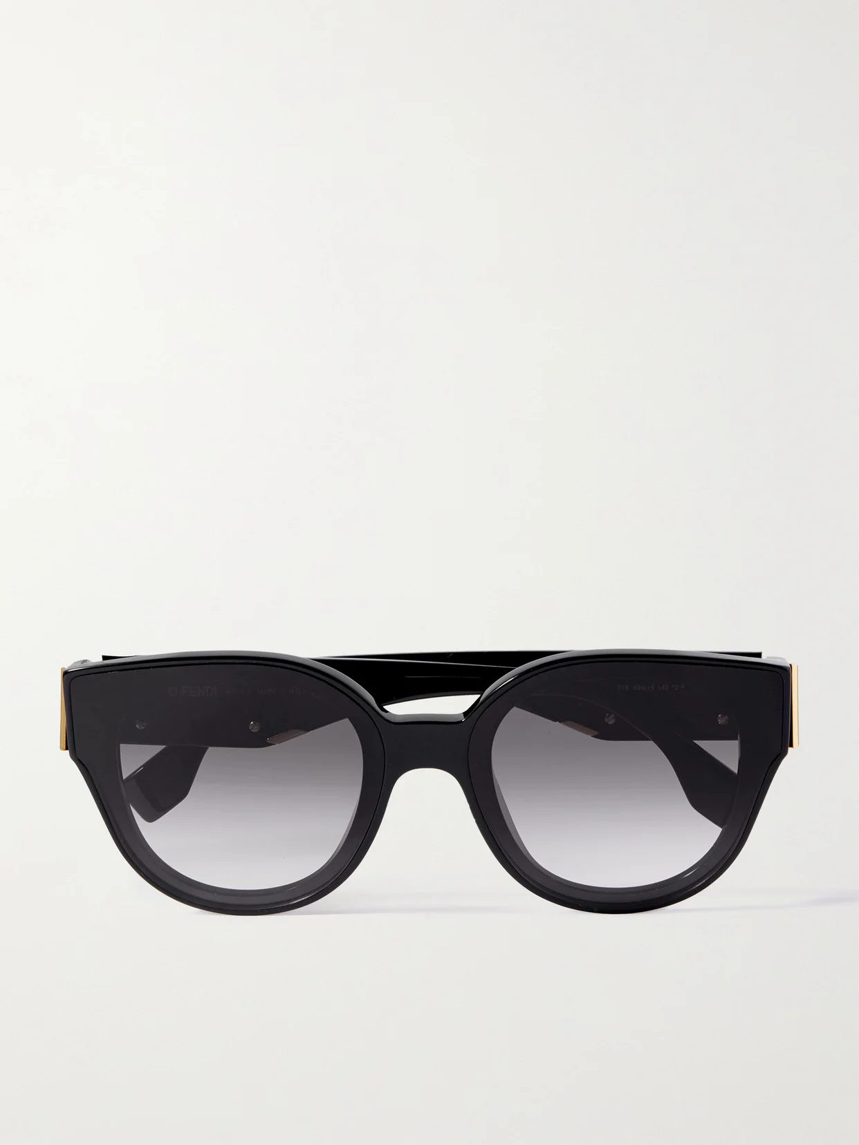 First D-frame Embellished Acetate Sunglasses - 1