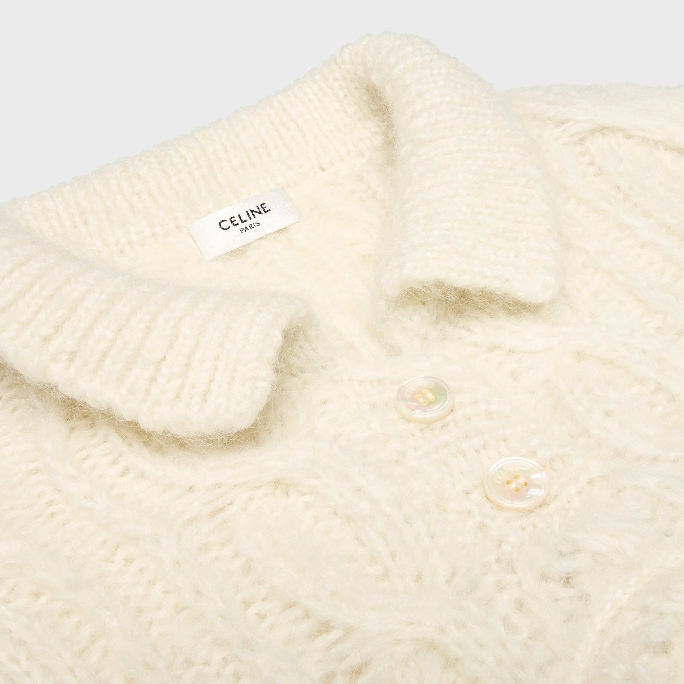 sweater IN aran mohair and wool - 3