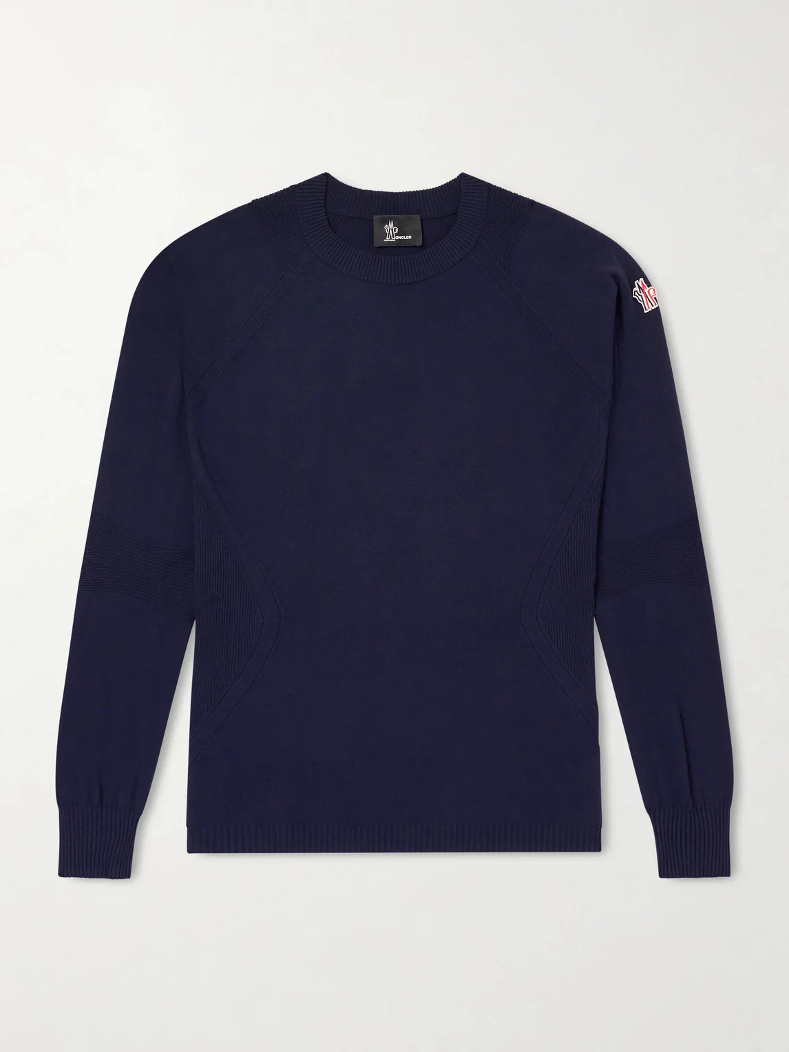 Logo-Appliquéd Crepe Sweater - 1