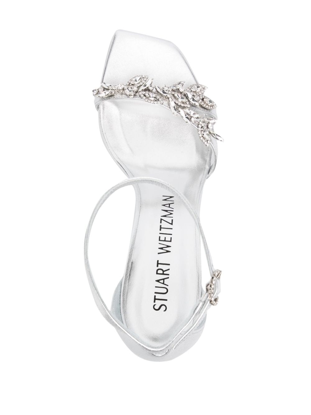 Nudist Vow 100mm crystal-embellished sandals - 4