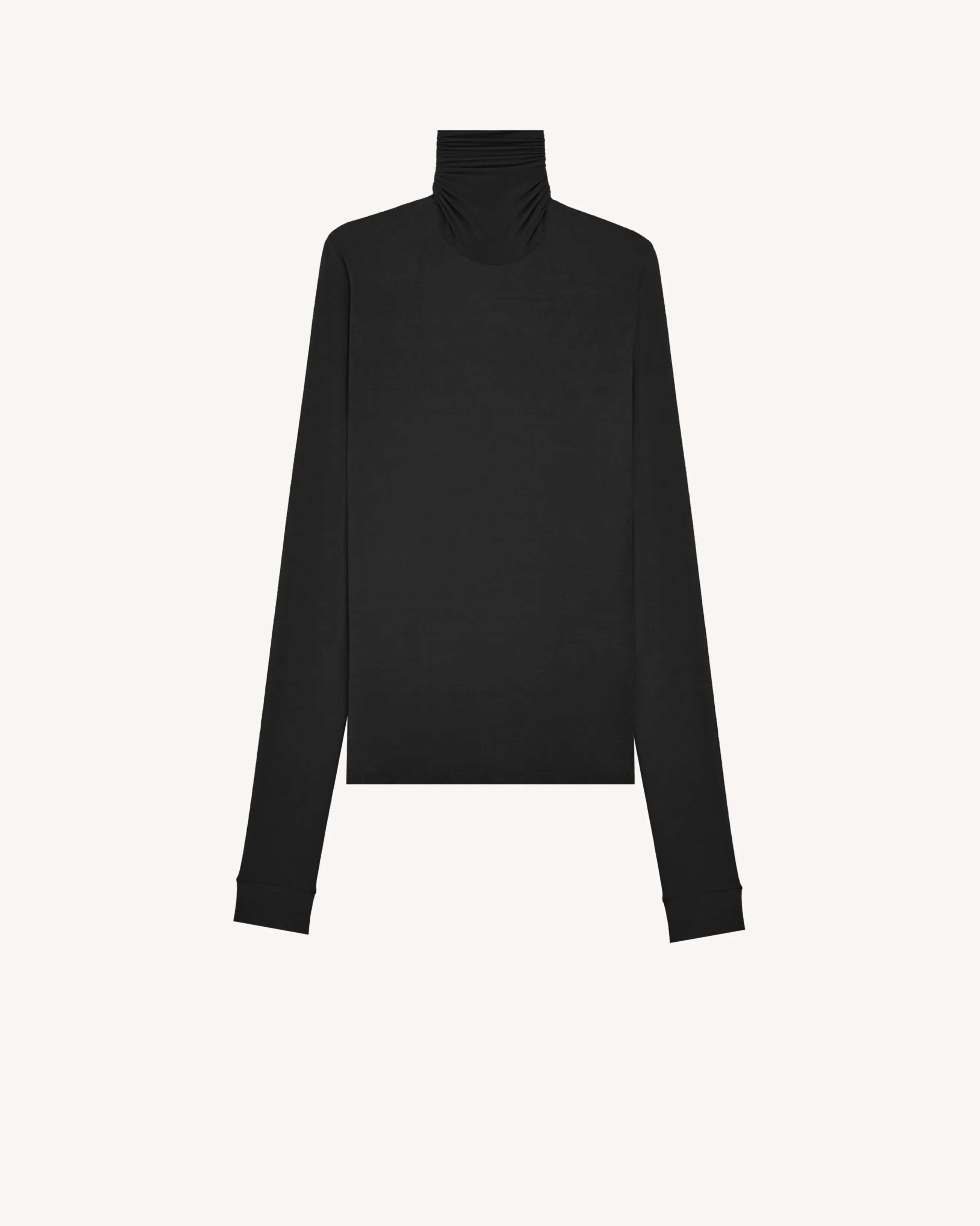 TURTLENECK IN STRETCH JERSEY - 1