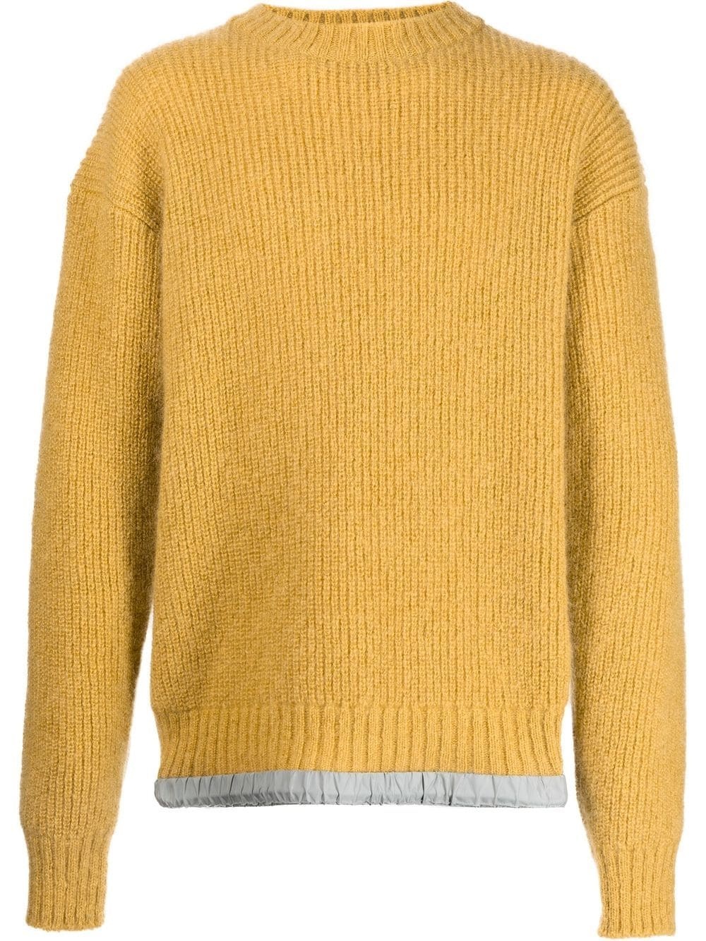 ribbed-knit jumper - 1