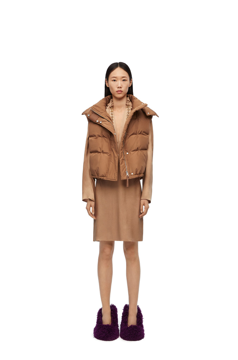 Loewe Puffer vest in nylon outlook
