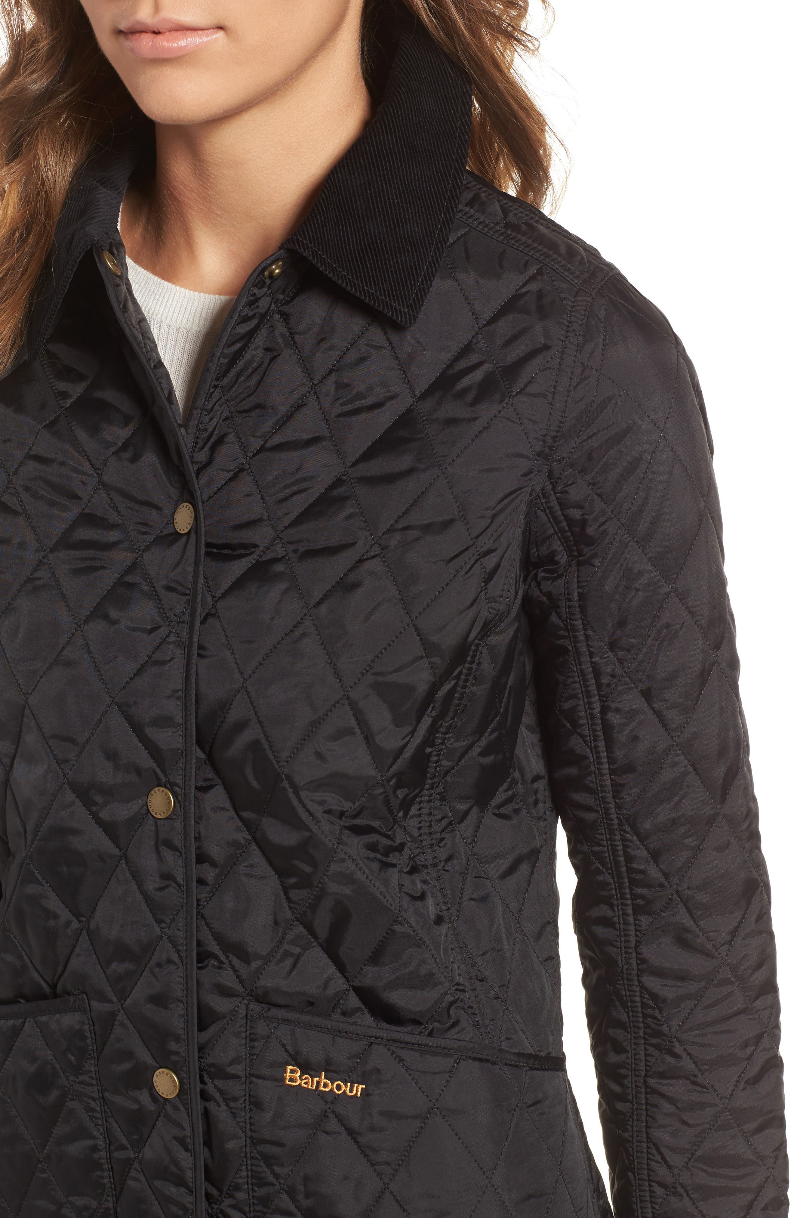 Barbour Annandale Quilted Jacket in Black at Nordstrom - 4