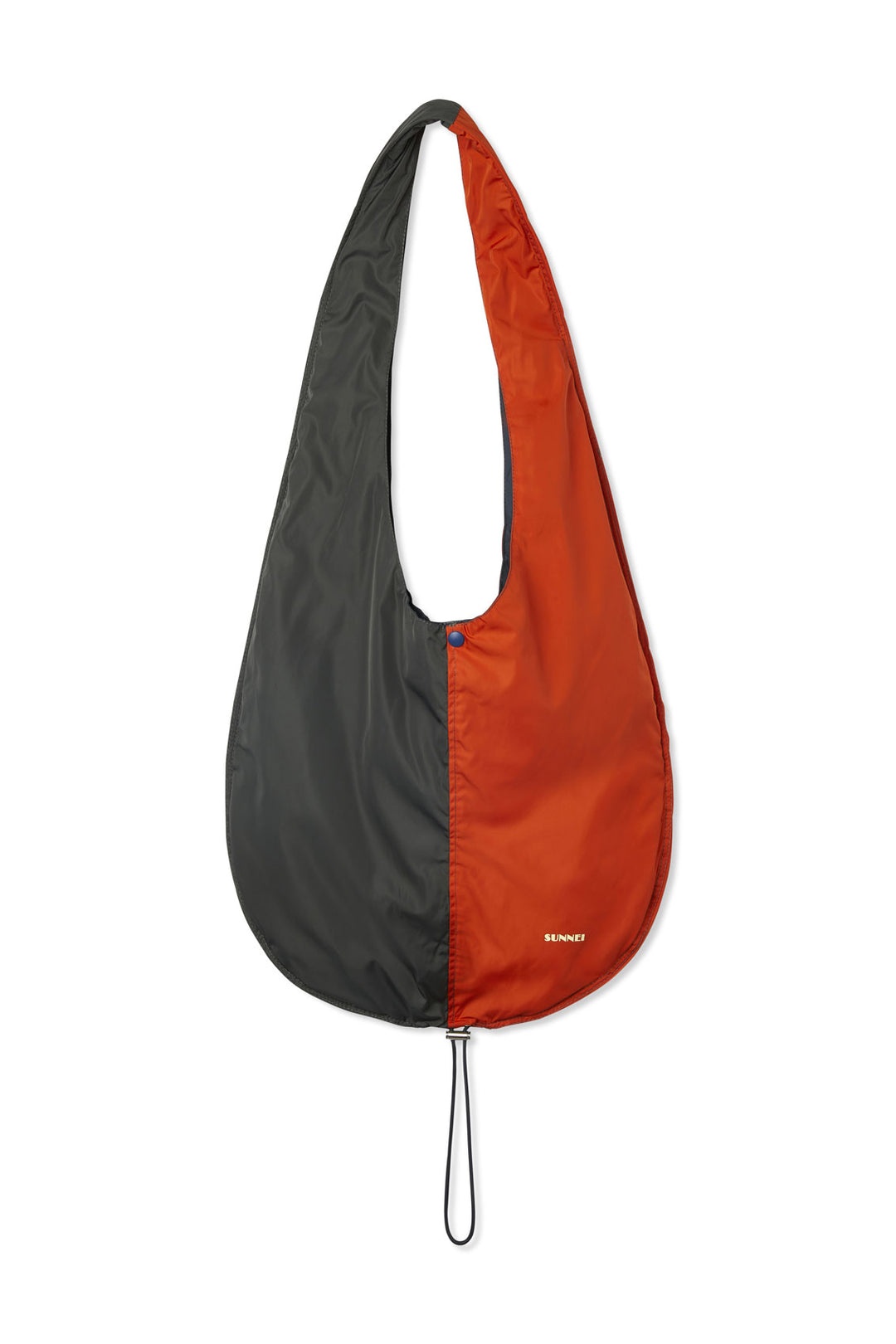 REVERSIBLE UFO BAG / orange & grey - 1