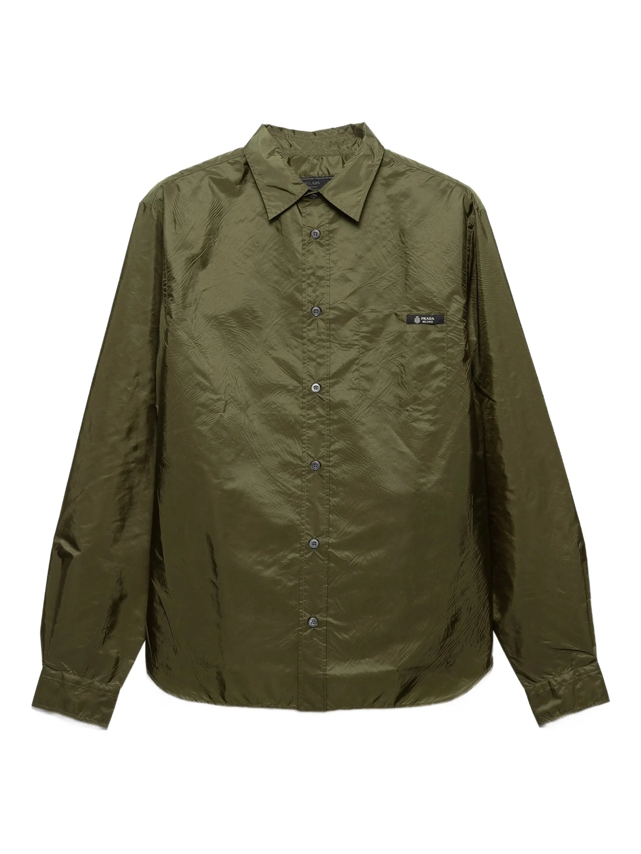 Prada Re-Nylon Patch Pocket Shirt - 1