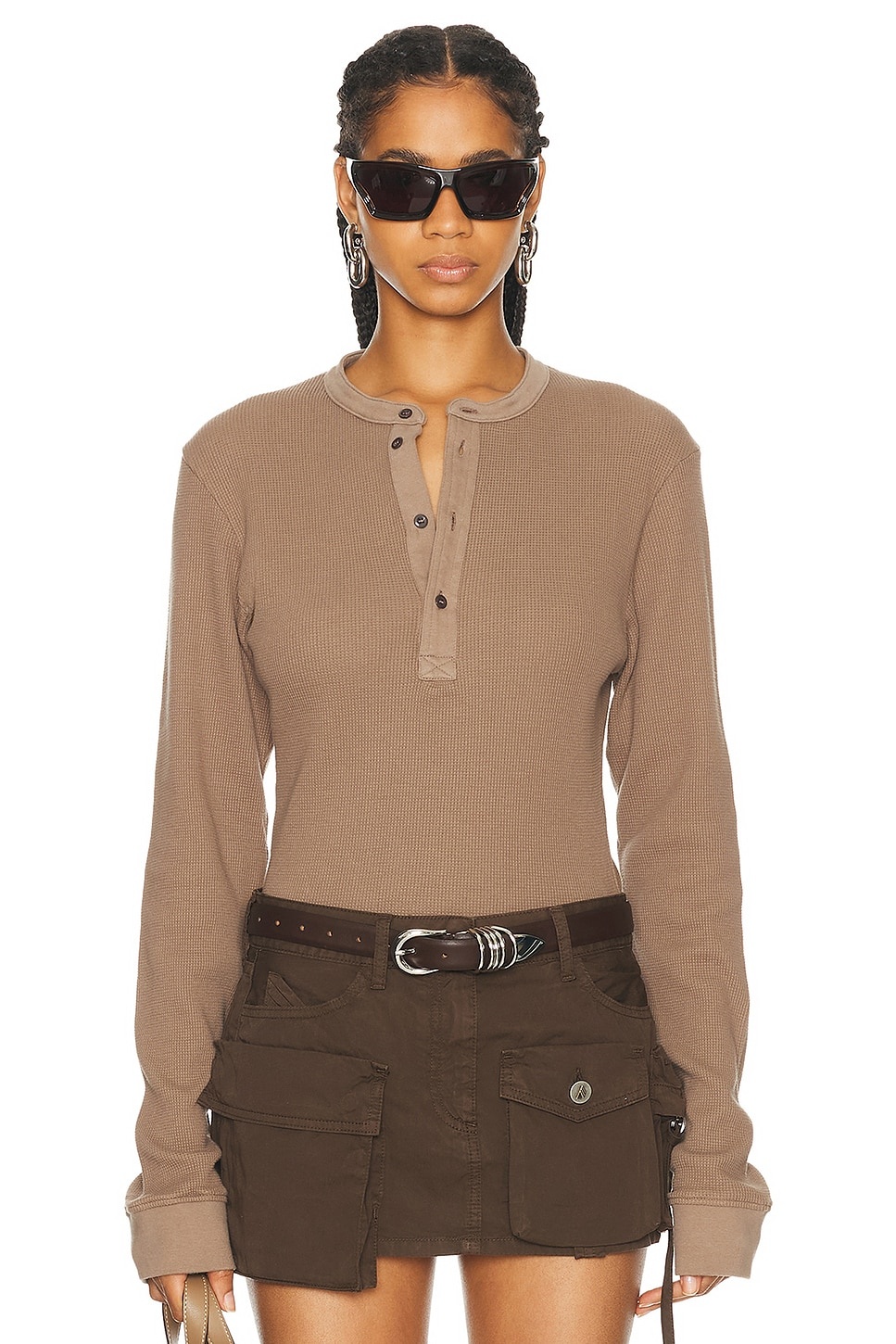 Henley Long Sleeve Top - 1