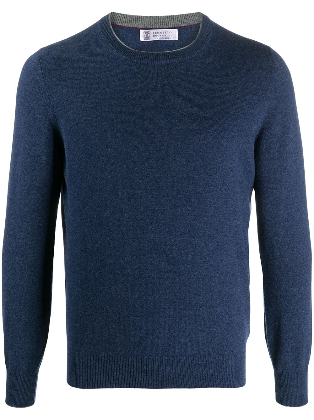 crew neck cashmere jumper - 1