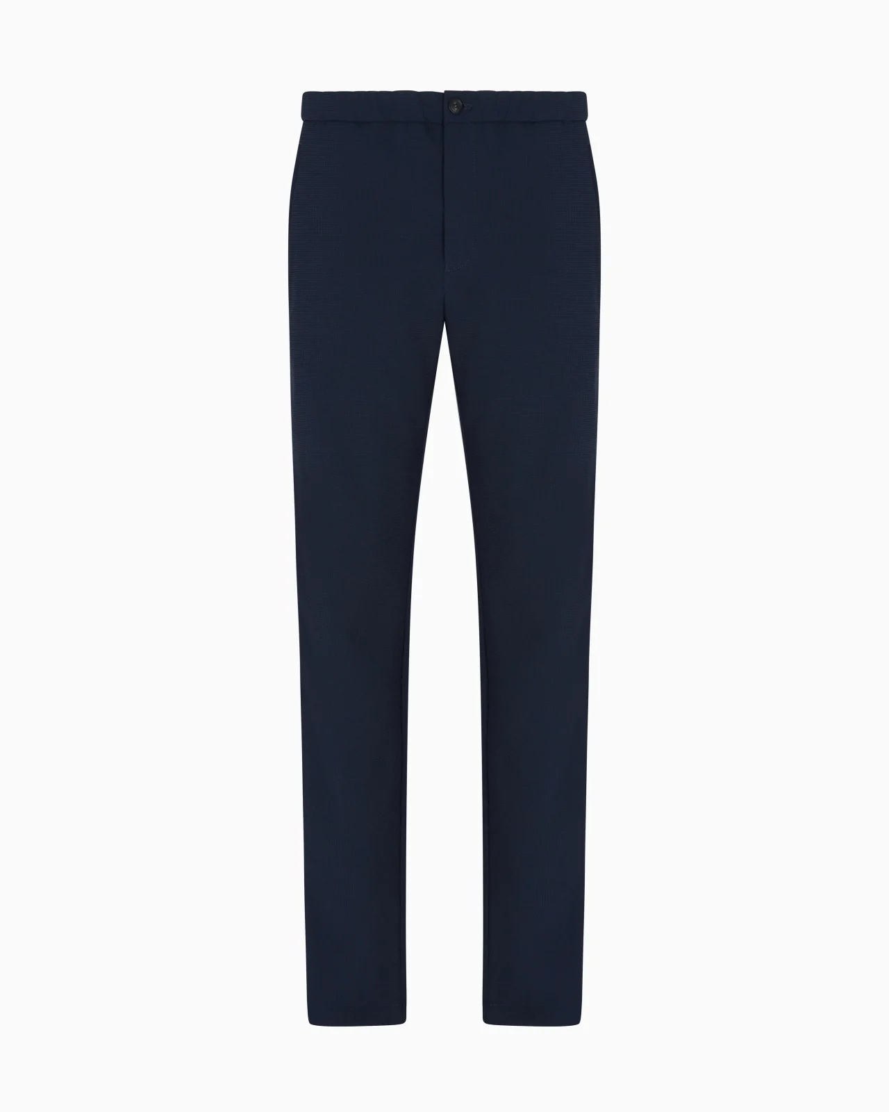 ICON 3D PIQUÉ-EFFECT CRÊPE JERSEY TROUSERS - 1