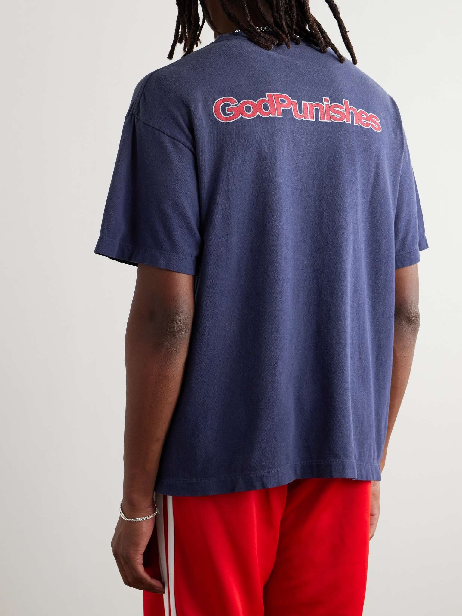 Printed Cotton-Jersey T-Shirt - 4
