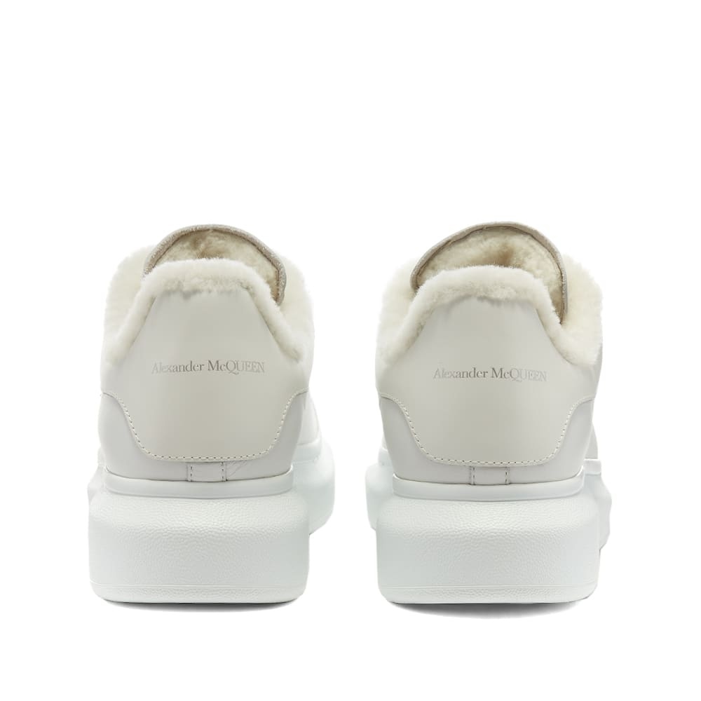 Alexander McQueen Shearling Lined Wedge Sole Sneaker - 3