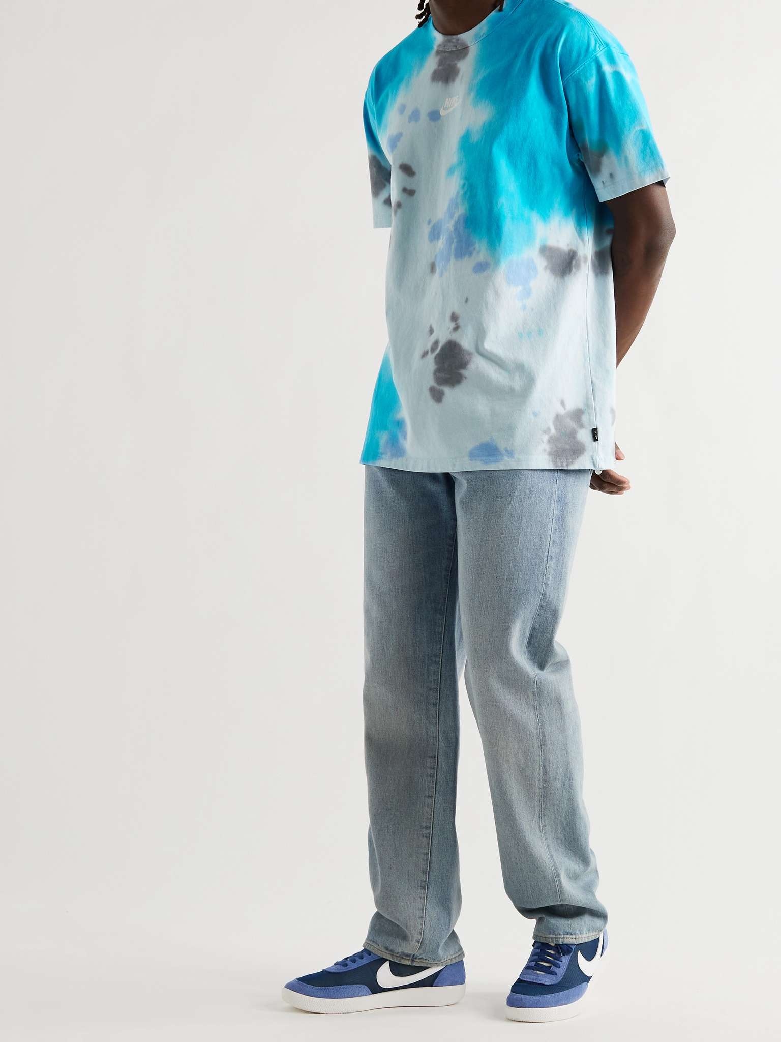 NSW Logo-Print Tie-Dyed Cotton-Jersey T-Shirt - 2