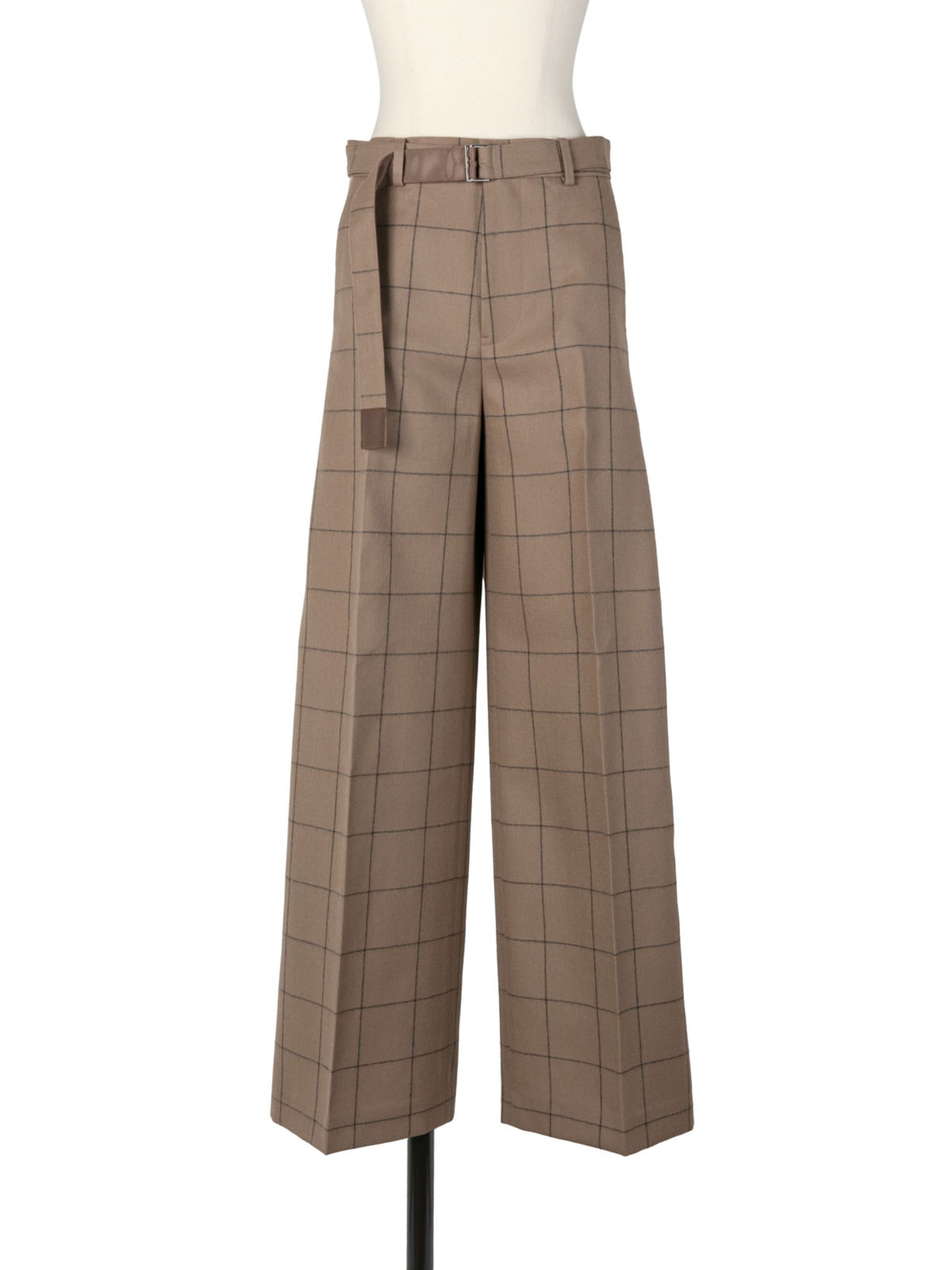 国内より1WEEK【sacai】Windowpane Pants sacai Windowpane Pants | sacai | REVERSIBLE