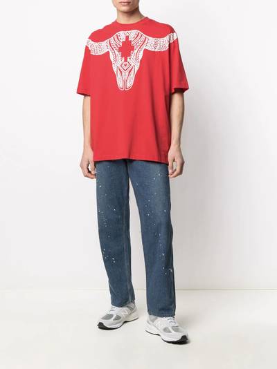 Marcelo Burlon County Of Milan buffalo-print cotton T-shirt outlook