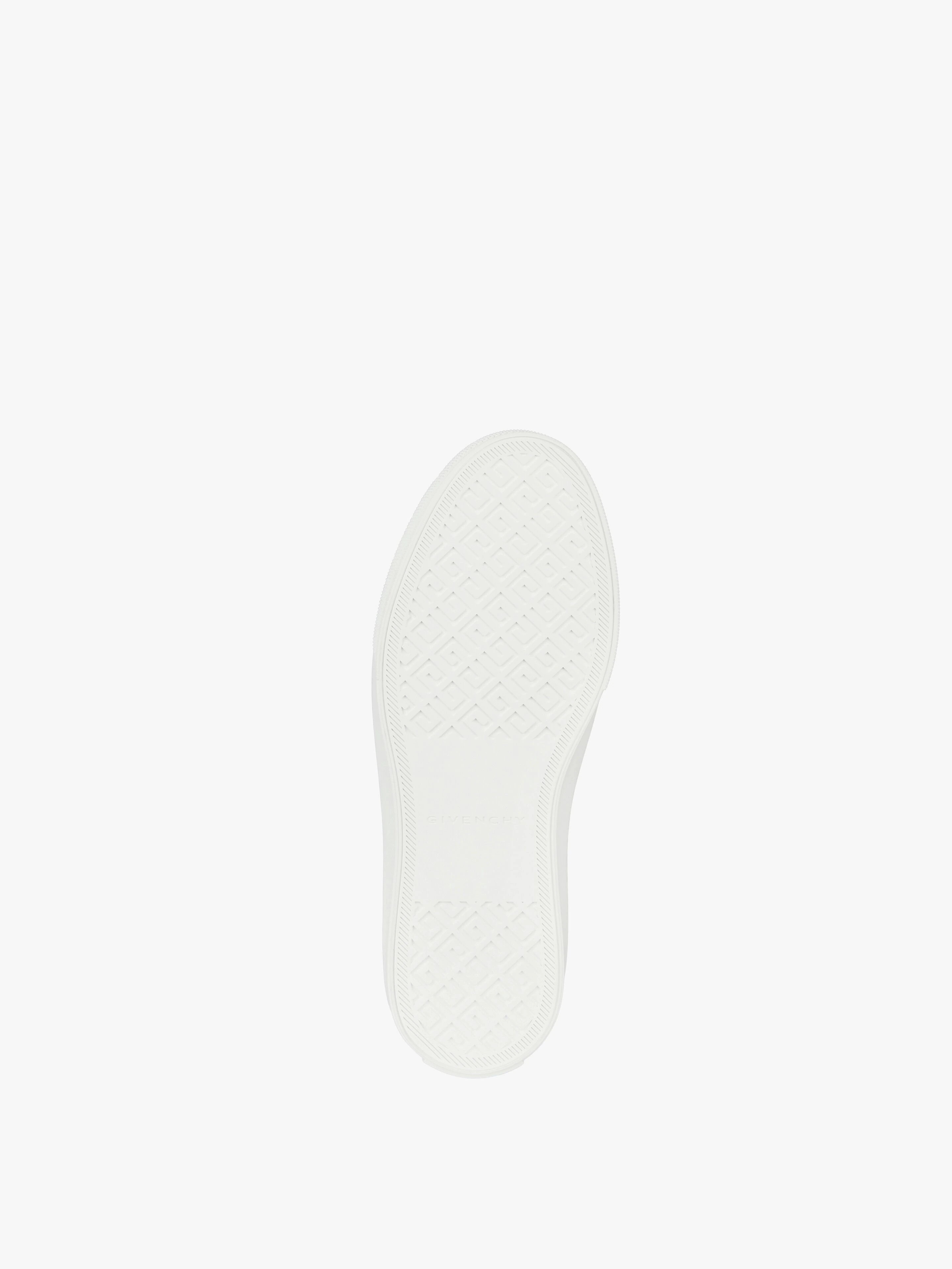 SNEAKERS CITY SPORT IN LEATHER WITH GIVENCHY WEBBING - 5