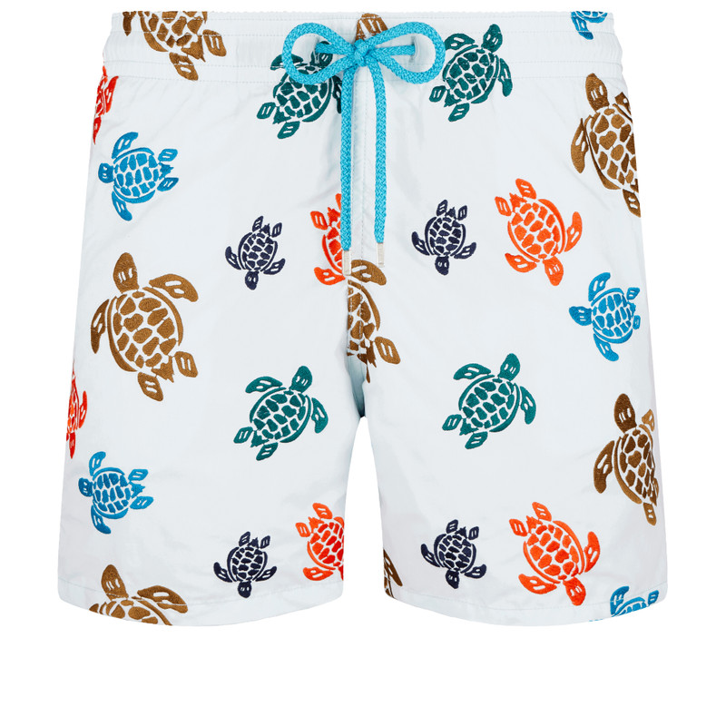 Men Embroidered Swim Trunks Ronde Des Tortues - Limited Edition 1